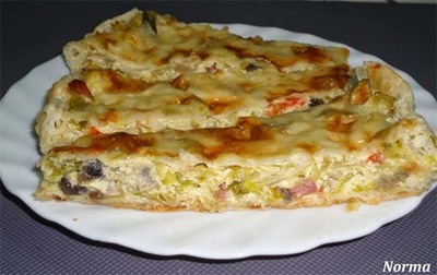 RECETA: QUICHE DE BERENJENA Y PUERRO