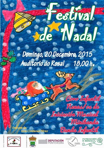 FESTIVAL DE NADAL ESTE DOMINGO NO AUDITORIO MUNICIPAL DO ROSAL