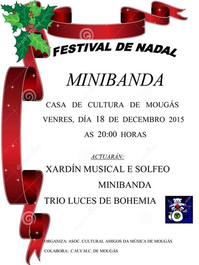 FESTIVAL DE NADAL DA MINIBANDA DE MOUGS ESTE VENRES