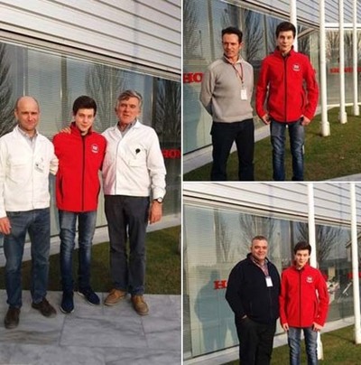 O PILOTO ROSALEIRO DE TRIAL GABRIEL MARCELLI PRESNTASE CO NOVO EQUIPO DE HONDA MONTESA - CLUB MOTOCICLISTA TEO