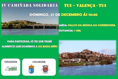 A EUROCIDADE ACOLLE O 27 DE DECEMBRO A IV CAMIADA SOLIDARIA