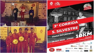 PARTICIPACIN DE DEPORTISTAS DE ATLETISMO TREGA NA S. SILVESTRE DE VIANA DO CASTELO