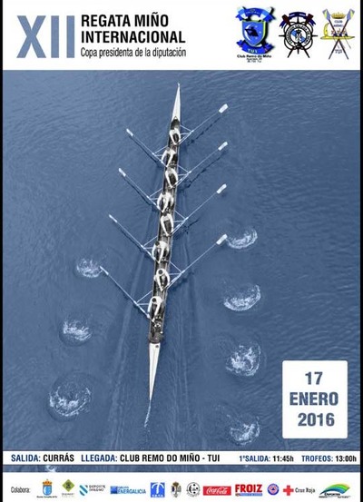XII REGATA MIO INTERNACIONAL O 17 DE XANEIRO DE 2016