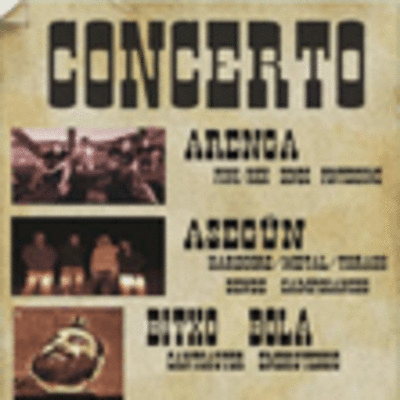 HOXE CONCIERTO DE ARENGA, ASEGN E BITXO BOLA NO ROSAL
