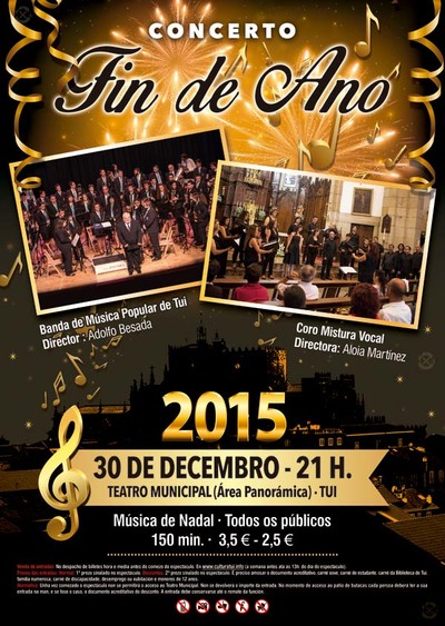 TUI ACOLLE ESTE MRCORES O TRADICIONAL CONCERTO DE FIN DE ANO