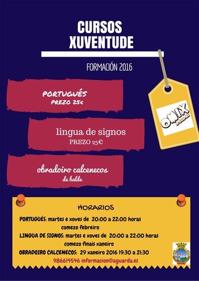 ACTIVIDADES LDICAS E FORMATIVAS DA OMIX DE A GUARDA PARA O 2016