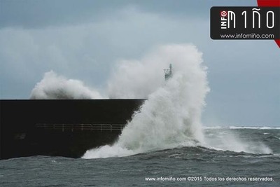 UN NOVO TEMPORAL COSTEIRO DE NIVEL LARANXA AFECTAR DURANTE A XORNADA DESTE MRCORES AO LITORAL DA CORUA E PONTEVEDRA