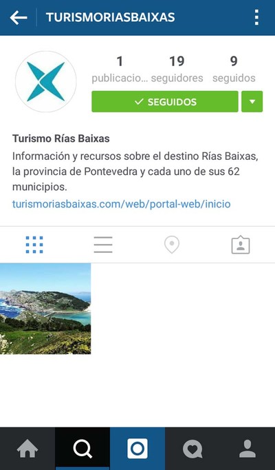 TURISMO RAS BAIXAS ESTREA CONTA EN INSTAGRAM