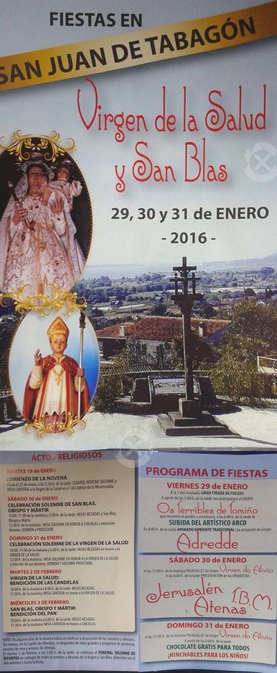 SAN XON DE TABAGN ACOLLE AS FESTAS DA VIRXE DA SAUDE E SAN BRAIS