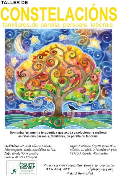 TALLER DE CONSTELACINS FAMILIARES,  DE PARELLA, PERSOAIS, LABORAIS