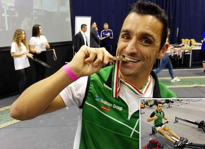 EL REMERO GUARDS DAMIN ALONSO SE PROCLAMA CAMPEN DE EUROPA DE REMO ERGMETRO