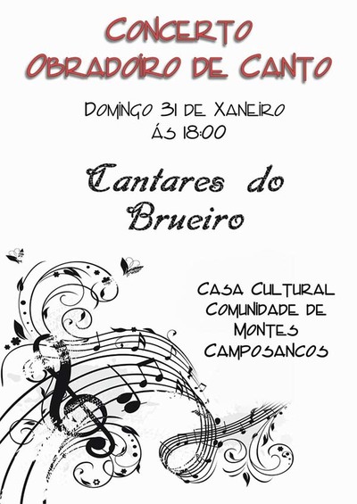 CONCERTO DE OBRADOIRO DE CANTO ESTE DOMINGO EN CAMPOSANCOS