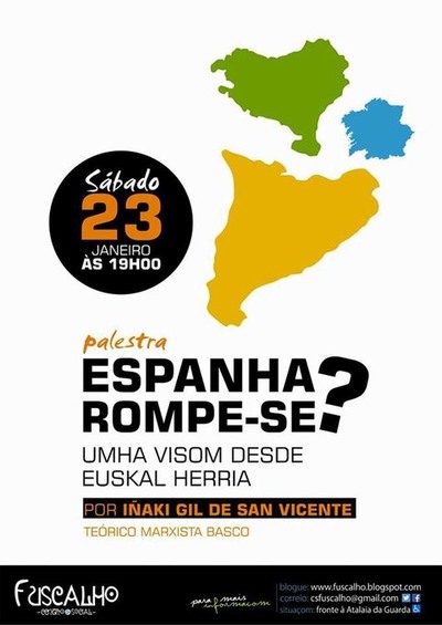 ESTE SBADO PALESTRA ESPANHA ROMPE-SE? NO CS FUSCALHO DE A GUARDA