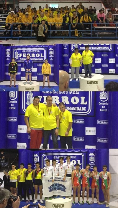 CLUB DE REMO ROBALEIRA EN EL CAMPEONATO GALLEGO DE REMO ERGMETRO CELEBRADO EN FERROL