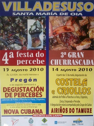 3 GRAN CHURRASCADA E 4 FESTA DO PERCEBE EN OIA