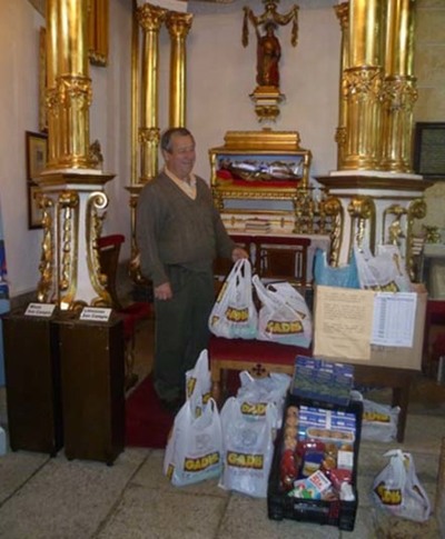 LA IGLESIA DE SAN CAMPIO EN FIGUEIR RECOLECT MS DE 11 TONELADAS DE ALIMENTOS DURANTE 2015 PARA SOS TOMIO
