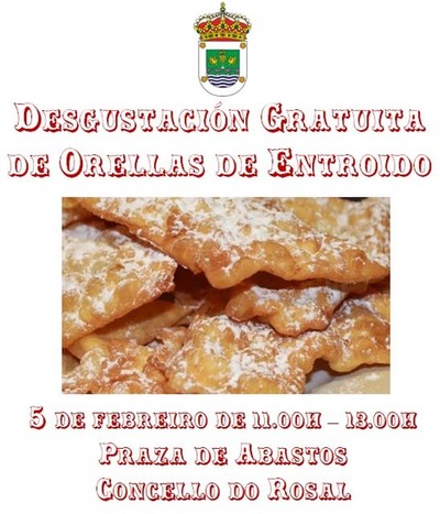 DEGUSTACIN DE ORELLAS DE ENTROIDO ESTE VENRES NA PRAZA DE ABASTOS DO ROSAL