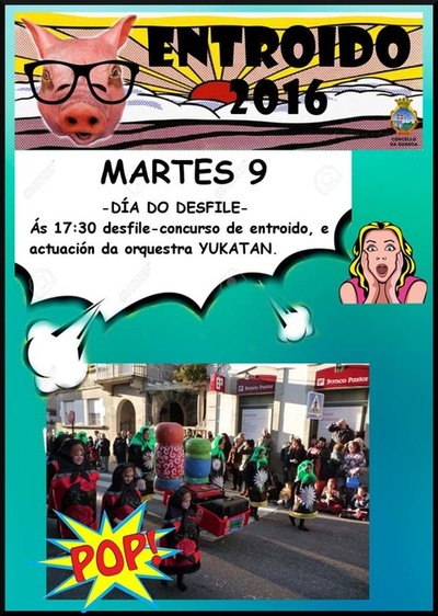 A GUARDA REPARTE PRETO DE 4.000 EUROS EN PREMIOS ENTRE OS MIS DE 200 PARTICIPANTES DO DESFILE-CONCURSO DE ENTROIDO