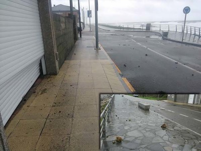 SOLICITAN UNA SOLUCIN PARA EVITAR INUNDACIONES CON LOS TEMPORALES EN LA CALLE FERNNDEZ ALBOR DE A GUARDA