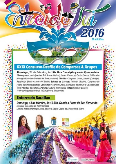 TUI CELEBRA ESTE DOMINGO 14 O ENTERRO DO BACALLAU E O DOMINGO 21 O DESFILE-CONCURSO DE ENTROIDO