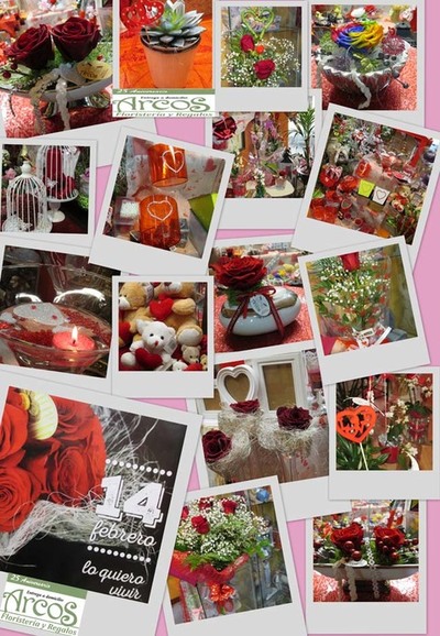 IDEAS PARA SAN VALENTN EN FLORISTERIA REGALOS ARCOS DE A GUARDA