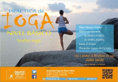 RGUETE BAIXO MIO CONVIDA A PRACTICAR HATHA IOGA