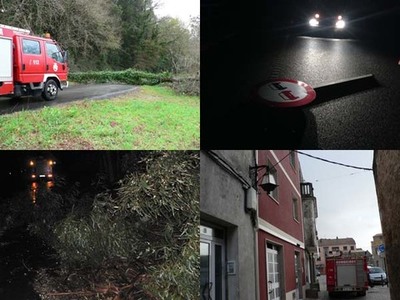 CONTINAN AS INCIDENCIAS POR MOR DO TEMPORAL