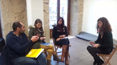 OS PARTICIPANTES DO PROGRAMA DE MENTORING DO CONCELLO DA GUARDA REALIZAN UN VDEO PARA MOSTRAR O SEU TRABALLO