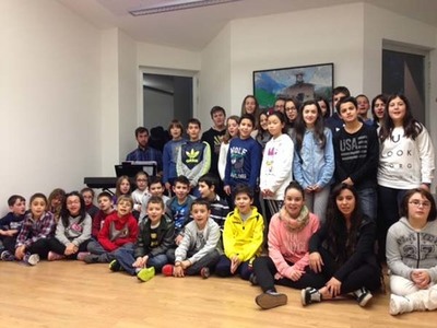 A ESCOLA DE MSICA DA AGRUPACIN MUSICAL DE GOIN PARTICIPA NO CERTAME DE COROS INFANTILES QUE SE CELEBRA ESTE SBADO NO AUDITORIO DE CARANZA EN FERROL