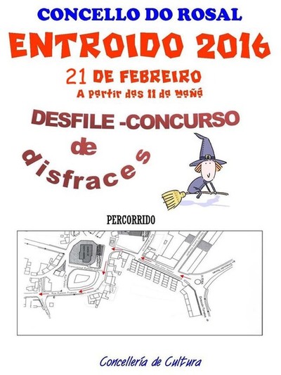 O DESFILE DE ENTROIDO 2016 DO ROSAL CELEBRARSE ESTE DOMINGO