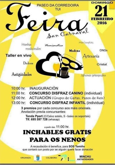 FEIRA SAN CARNAVAL ESTE DOMINGO EN TUI