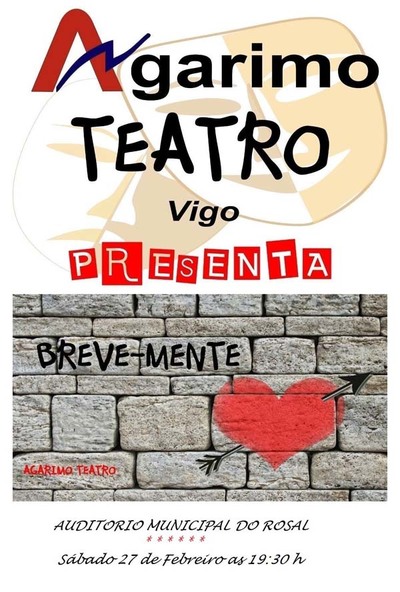 O ROSAL ACOLLE ESTE SBADO A OBRA DE TEATRO -BREVE-MENTE-