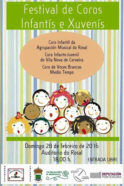 FESTIVAL DE COROS INFANTS E XUVENS ESTE DOMINGO NO AUDITORIO DO ROSAL