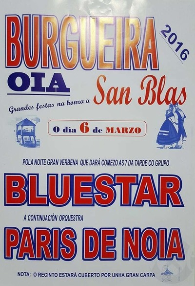 VERBENA CON BLUESTAR E PARS DE NOIA O 6 DE MARZO EN BURGUEIRA-OIA