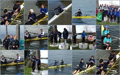 LLUVIA DE MEDALLAS PARA LAS CATEGORAS INFERIORES  DEL CLUB REMO DO MIO TUI