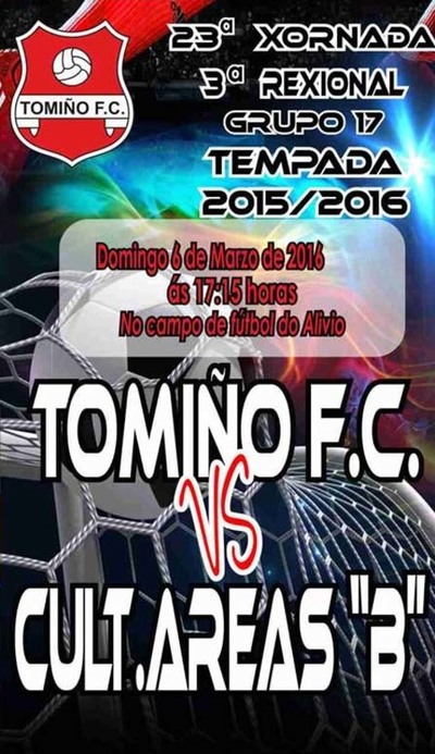 O TOMIO FC ENFRNTASE ESTE DOMINGO  CULT. AREAS B