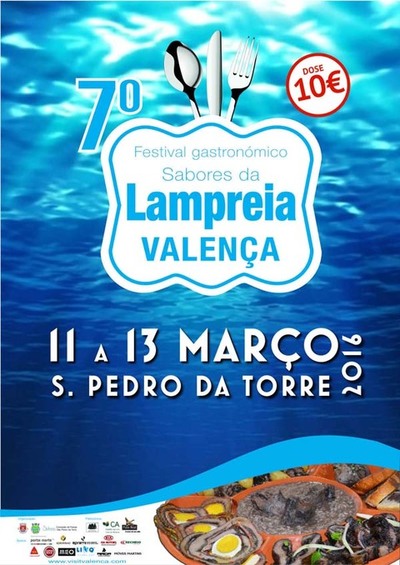 LAMPREIA COM TRADIO  EM VALENA NO FESTIVAL GASTRONMICO -SABORES DA LAMPREIA-