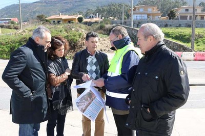 CORES TOURS PRESENTOU O PROXECTO DE RENOVACIN DO DRENAXE DA PO-552  ALCALDESA DE OIA