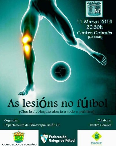 O CF GOIN ORGANIZA O VENRES 11 DE MARZO A CHARLA -AS LESINS NO FTBOL-