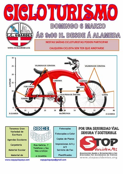 SADA CICLOTURISMO CO CLUBE CICLISTA GUARDS O DOMINGO 6 DE MARZO DE 2016