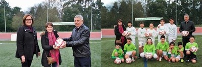 ENTREGA DE MATERIAL DEPORTIVO DO CONCELLO DO ROSAL  U.D. RIBERA