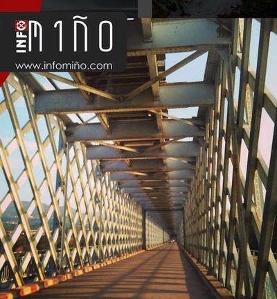 A EUROCIDADE TUI-VALENA COLOCA UNHA MARCA PEONIL DO CAMIO PORTUGUS NA VELLA PONTE INTERNACIONAL