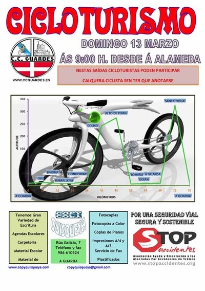 SADA CICLOTURISMO CO CLUBE CICLISTA GUARDS O DOMINGO 13 DE MARZO DE 2016