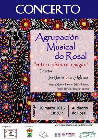 CONCERTO -ENTRE O DIVINO E O PAGN- DA AGRUPACIN MUSICAL DO ROSAL ESTE DOMINGO