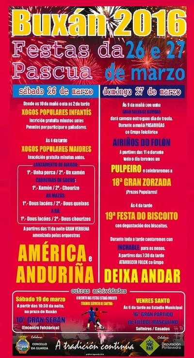 FESTAS DA PASCUA BUXN 2016 DO 26  27 DE MARZO DE 2016