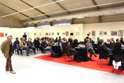 CRUZEIRO SEIXAS VISITA EXPOSIO DO CENTENRIO DO DADASMO NA FBAC 