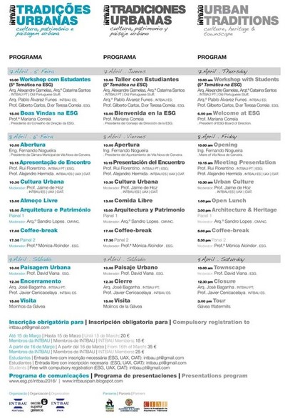 CERVEIRA RECEBE 1 ENCONTRO IBRICO DA INTERNATIONAL NETWORK FOR TRADITIONAL BUILDING, ARCHITECTURE AND URBANISM