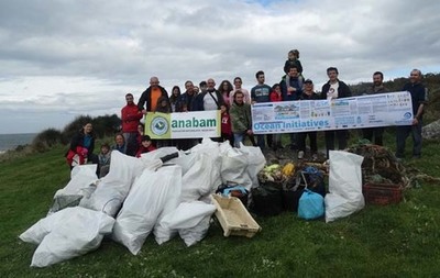 40 SACOS DE LIXO RETIRADOS  O BALANCE FINAL DA ACTIVIDADE DE LIMPEZA DA COSTA REALIZADA NA COSTA DE PORTECELO (O ROSAL)
