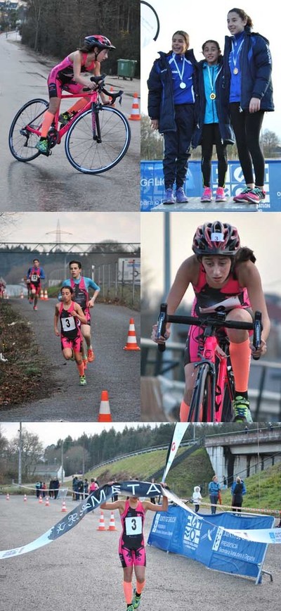 ELSA PENA ACADA O PRIMEIRO POSTO DA SA CATEGORA NO DUATLN ESCOLAR DE VILALBA