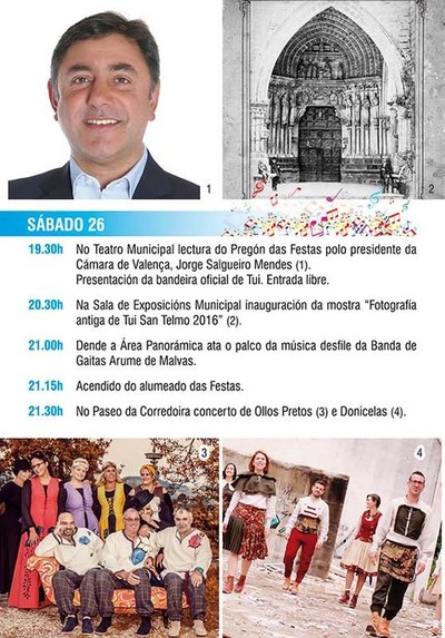 A LECTURA DO PREGN A CARGO DO PRESIDENTE DA CMARA DE VALENA MARCAR O INICIO OFICIAL DAS FESTAS DE SAN TELMO